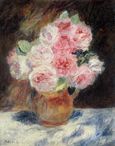 Roses by Pierre Auguste Renoir